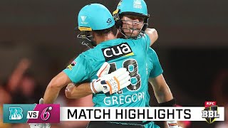 Gregory Wildermuth get Heat home against Sixers  KFC BBL10 [upl. by Jeromy396]