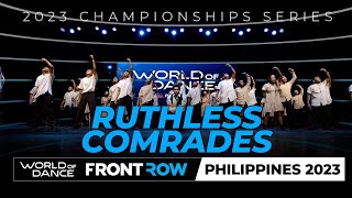 Ruthless Comrades  Team Division  FRONT ROW  World of Dance Philippines 2023  WODPH2023 [upl. by Siramay153]