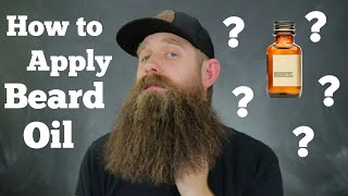 Basics  How to Apply Beard Oil [upl. by Jeanie192]