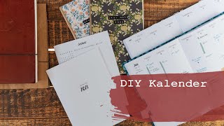 DIY Kalender  selbst ausdrucken und individuell anpassen [upl. by Noicpesnoc]