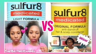 Sulfur 8 Light VS Sulfur 8 Original  For Fast Hair Growth [upl. by Newbill]