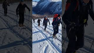 Gangnesaksla backcountry skiing in Norway [upl. by Aissilem277]