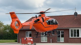 BMI Luftrettung  Landung Christoph 12  Airbus EC135  DHZSG  Siblin  Ahrensböck [upl. by Inoek]