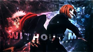 Without Me  Jujutsu Kaisen  EditAmv Very Quick  Remake PJUNKIE [upl. by Aehr]