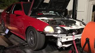 B20Vtec All Motor Dyno 250 Horsepower [upl. by Audie]