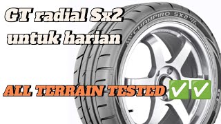 REVIEW amp TEST BAN GT RADIAL CHAMPIRO SX2 DIBERBAGAI MEDAN [upl. by Akirea920]