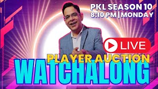 LIVE PKL Season 10 AUCTION amp REACTION  WATCHALONG [upl. by Hcurob]