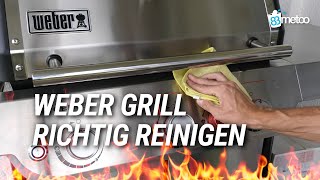 Weber Grill richtig reinigen und pflegen  Weber Grillreiniger im Test  83metoo [upl. by Aerdnna]