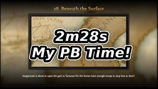 Age of Mythology Retold  TITAN Speedrun  28 Beneath The Surface 2m28s Ingame time [upl. by Armstrong]