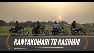 Kanyakumari to Kashmir  GoPro  Road Trip Bike Ride on Royal Enfield [upl. by Immak776]