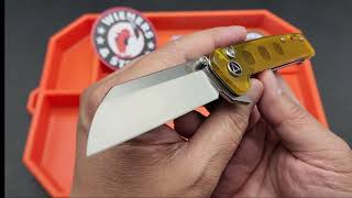 Penguin Button Lock Knife Smooth Ultem [upl. by Israel]