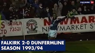 Falkirk 20 Dunfermline Athletic  199394 [upl. by Lehte344]