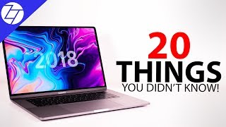 MacBook Pro 2018  20 Things You Didnt Know [upl. by Greenlee641]