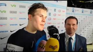 Jesse Puljujärvi English Interview [upl. by Sybyl]