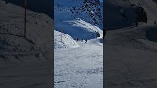 Skiing on Gemstock Andermatt Switzerland 🇨🇭 [upl. by Crow557]