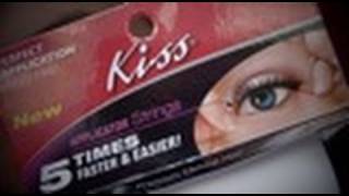 Kiss False Eyelashes with Applicator Strings [upl. by Conlan863]