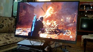 Resident Evil 4 Remake l PS5 Slim 4K MONITOR AORUS FI27Q [upl. by Southard]