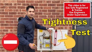 Medium Pressure Tightness Testing  ACS  Gas Training  Gas Meter Testing  Russell Holdsworth [upl. by Hung]