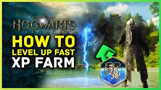 Hogwarts Legacy  How To Level Up Fast amp Get To Max Level 40 Quickly [upl. by Burrow888]