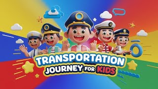 Transportation Journey for Kids  Fun Learning with Cars Trains Boats amp PlanesquotCoComelon [upl. by Ydnerb]