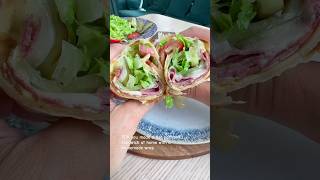 Hot pastrami sandwich pastrami sandwich wrap delicious [upl. by Ert]