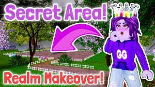 DIVINIA PARK SECRET AREA REALM MAKEOVER Royale High Update amp Leaks [upl. by Bart]