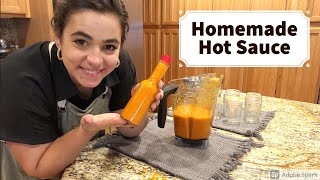 Easiest Homemade Hot Sauce You Will LOVE [upl. by Adallard]