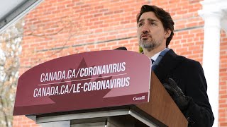 COVID19 update Trudeau implements Quarantine Act [upl. by Yeblehs487]