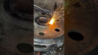 Huge factory wheel repairing reels repairing factory restoration machineryofficial automobile [upl. by Eeral]