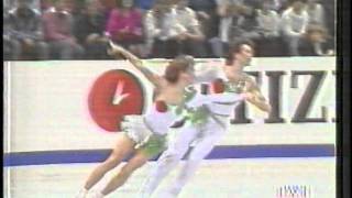 Marina Klimova and Sergei Ponomarenko free dance at Budapest world figure skating 1988 [upl. by Myk]