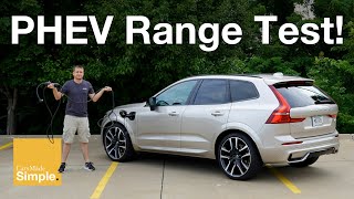 Volvo XC60 Recharge Plug In Hybrid Range Test  Impressive Results [upl. by Jacobine639]