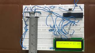 Interfacing HCSR04 Ultrasonic Sensor to PIC Microcontroller [upl. by Obnukotalo310]