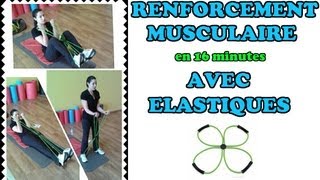 Fitness routine à la maison  sculter tout le corps avec les élastiques de musculation [upl. by Laenaj]