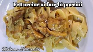 Fettuccine ai funghi porcini 🍝​​🫕 [upl. by Aicinad]