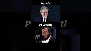 Bocelli vs Pavarotti shorts short nessundorma bocelli pavarotti [upl. by Eimma]