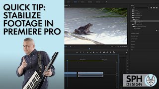 Stabilizing Footage In Premiere Pro [upl. by Steady59]