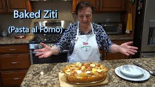 Italian Grandma Makes Baked ZitiRigatoni Pasta al Forno [upl. by Adamik]