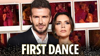 Amazing unseen footage of David amp Victoria Beckhams wedding as Robbie Williams amp Mel B pay tribute [upl. by Dnalevets]