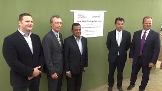 Harel Mallac lance sa ferme photovoltaïque de 2 mégawatts à Mont Choisy [upl. by Sirak700]