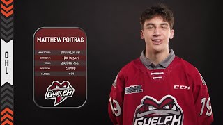 Matthew Poitras  Boston Bruins  54th Overall [upl. by Chong443]