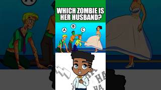 WHICH ZOMBIE IS HER HUSBAND riddle quiz [upl. by Hoenack765]