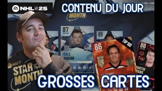 Les grosses cartes pleuvent  Solide Contenu du mercredi 6 novembre NHL 25  QC  FR [upl. by Farron]