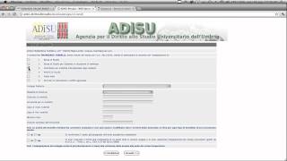 Video tutorial domanda on line borsa di studio ADiSU Umbria aa 201112 [upl. by Antonius]