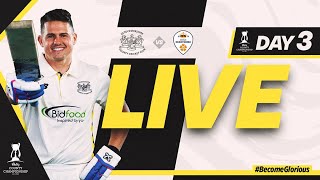 🔴 MATCHDAY LIVE  Gloucestershire v Derbyshire  Day Three  Vitality County Championship [upl. by Vivia]