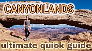 Canyonlands National Park Half Day Guide in 4K Shafer trail Mesa Arch Upheaval Dome Whale Rock [upl. by Borlase]