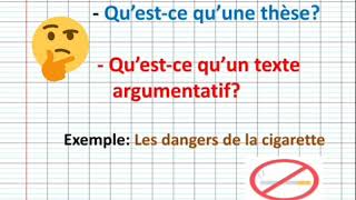 Le texte argumentatif une explication claire et facile de A à Z [upl. by Akim42]