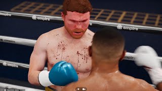 Roy Jones batters and TKOs a BLOODY Canelo in 6 rds [upl. by Given]