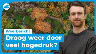 Weerbericht wordt het kouder door invloed van hogedruk [upl. by Enilra]