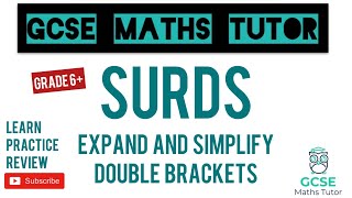 Surds  Expanding Double Brackets  Grade 79 Playlist  GCSE Maths Tutor [upl. by Devondra]