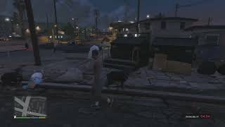 GTA V Vagos Kills Aztecas and steals the car part 1 [upl. by Colan443]